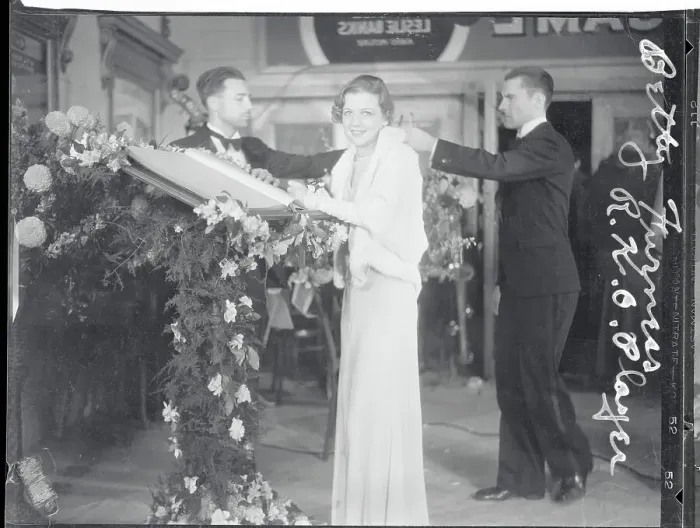 Framed Print : Actress Betty Furness at Movie Premiere Framed Print : Actress Betty Furness at Movie Premiere