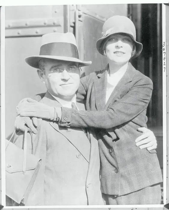 Framed Print : Actress Blanche Sweet with Her Arms Around Her Husband Framed Print : Actress Blanche Sweet with Her Arms Around Her Husband