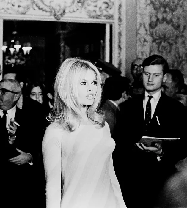 Framed Print : Actress Brigitte Bardot After A Press Conference Framed Print : Actress Brigitte Bardot After A Press Conference