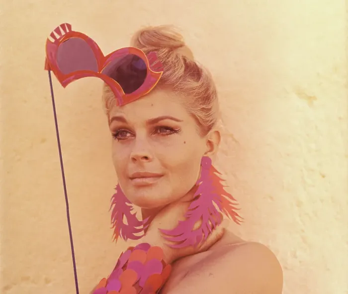 Framed Print : Actress Candice Bergen with Mask Framed Print : Actress Candice Bergen with Mask