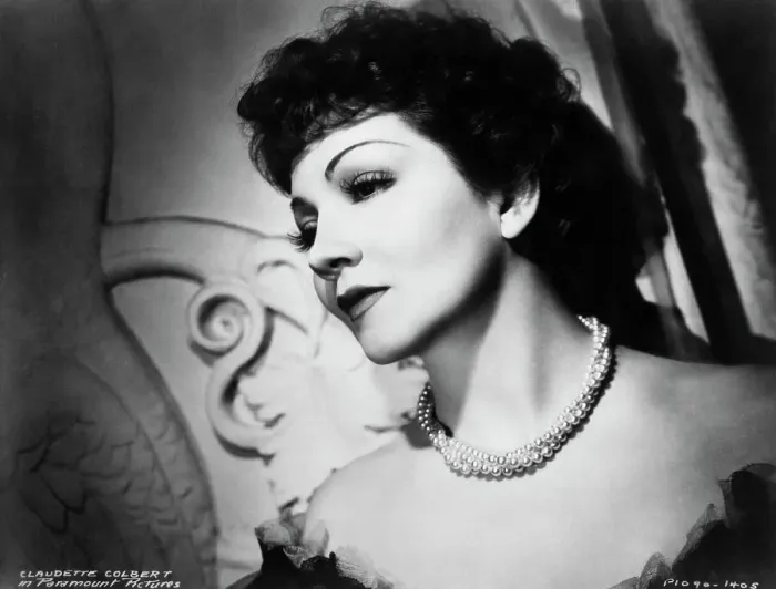 Framed Print : Actress Claudette Colbert