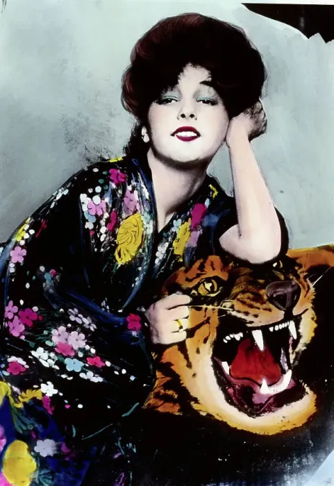 Framed Print : Actress Evelyn Nesbit Thaw on Tiger Rug Framed Print : Actress Evelyn Nesbit Thaw on Tiger Rug