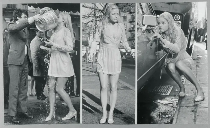 Framed Print : Actress Ewa Aulin Filming in Candy Framed Print : Actress Ewa Aulin Filming in Candy