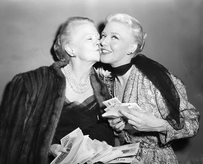 Framed Print : Actress Ginger Rogers and Her Mother Framed Print : Actress Ginger Rogers and Her Mother