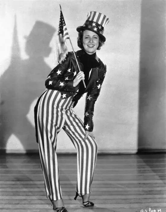 Framed Print : Actress Gloria Shea Dressed as Uncle Sam Framed Print : Actress Gloria Shea Dressed as Uncle Sam