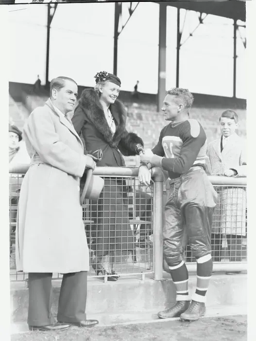 Framed Print : Actress Gloria Stuart Conversing with Friends at Sporting Event Framed Print : Actress Gloria Stuart Conversing with Friends at Sporting Event