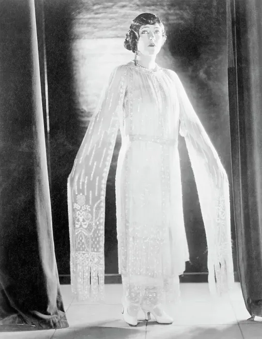 Framed Print : Actress Gloria Swanson Posing in Long Dress Framed Print : Actress Gloria Swanson Posing in Long Dress