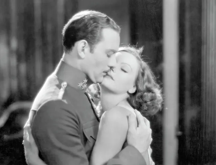 Framed Print : Actress Greta Garbo and Conrad Nagel in The Mysterious Lady Framed Print : Actress Greta Garbo and Conrad Nagel in The Mysterious Lady