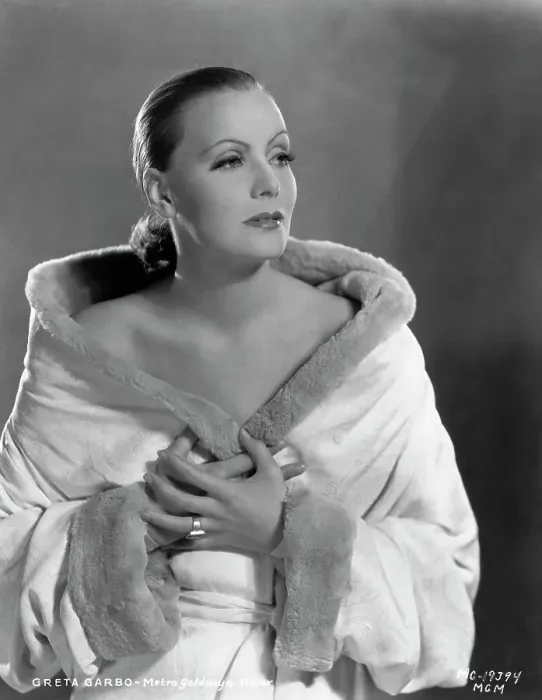 Framed Print : Actress Greta Garbo Wearing White with Pulled Back Hairstyle Framed Print : Actress Greta Garbo Wearing White with Pulled Back Hairstyle