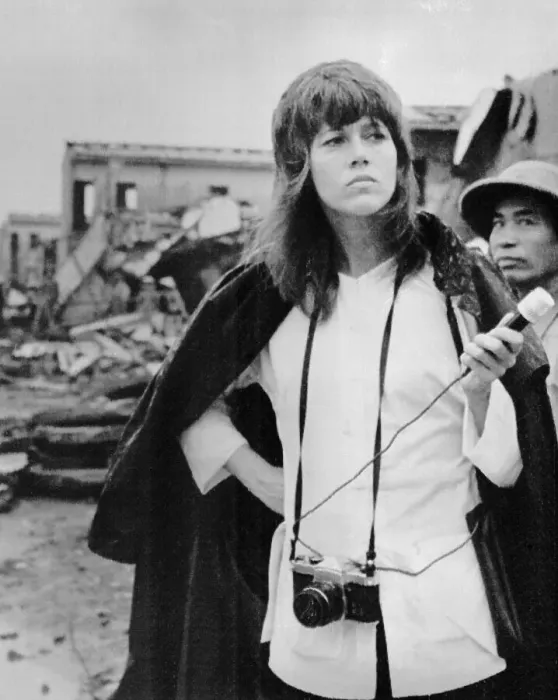Framed Print : Actress Jane Fonda in Vietnam Framed Print : Actress Jane Fonda in Vietnam