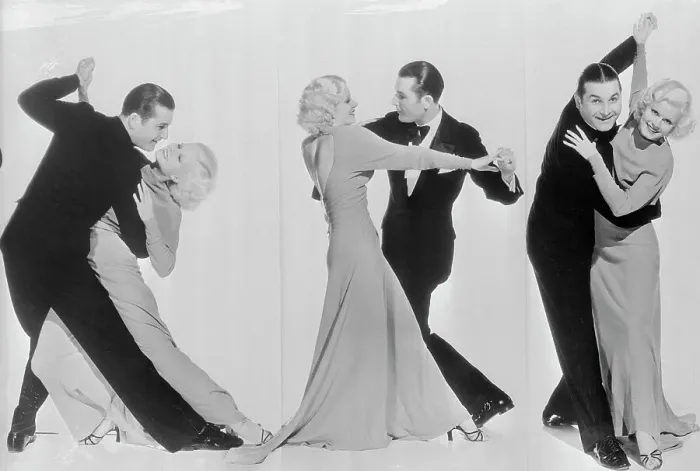 Framed Print : Actress Jean Harlow Dancing with Tango Creator Gene La Verne Framed Print : Actress Jean Harlow Dancing with Tango Creator Gene La Verne