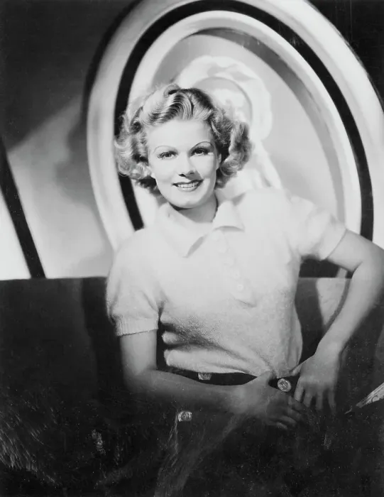 Framed Print : Actress Jean Harlow in Playful Pose Framed Print : Actress Jean Harlow in Playful Pose