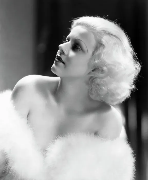 Framed Print : Actress Jean Harlow Wearing Fur Framed Print : Actress Jean Harlow Wearing Fur