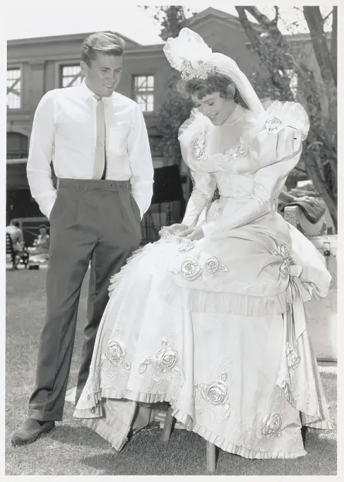 Framed Print : Actress Jill Saint John and Lance Reventlow on Filming Set Lawn Framed Print : Actress Jill Saint John and Lance Reventlow on Filming Set Lawn