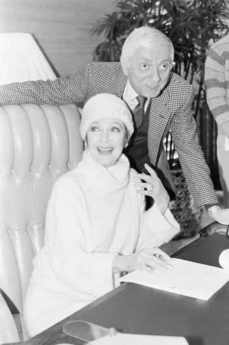 Framed Print : Actress Loretta Young with Producer Aaron Spelling Framed Print : Actress Loretta Young with Producer Aaron Spelling