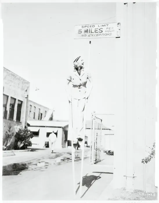 Framed Print : Actress Lucille Ball Walking on Stilts Framed Print : Actress Lucille Ball Walking on Stilts