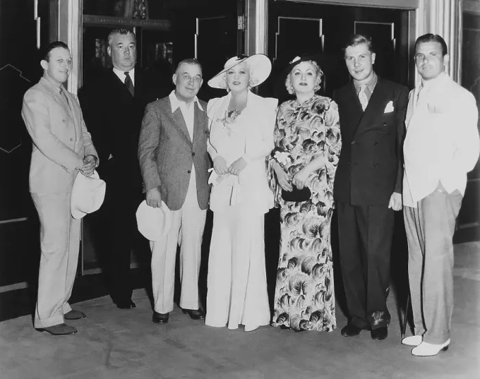 Framed Print : Actress Mae West and Family Members at Her Opening Premiere Framed Print : Actress Mae West and Family Members at Her Opening Premiere