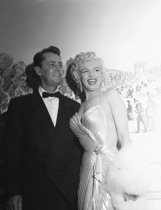 Framed Print : Actress Marilyn Monroe and Alan Ladd Framed Print : Actress Marilyn Monroe and Alan Ladd