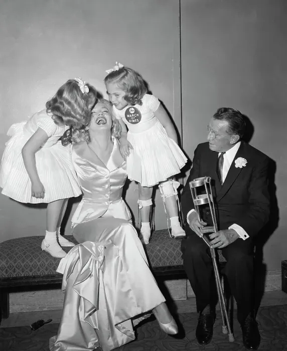 Framed Print : Actress Marilyn Monroe Attending March of Dimes Fashion Show