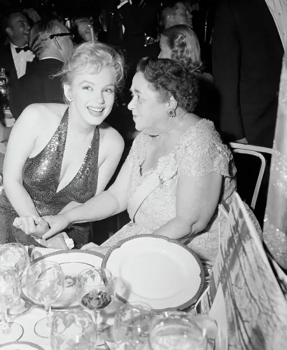 Framed Print : Actress Marilyn Monroe with Columnist Elsa Maxwell in Paris Framed Print : Actress Marilyn Monroe with Columnist Elsa Maxwell in Paris