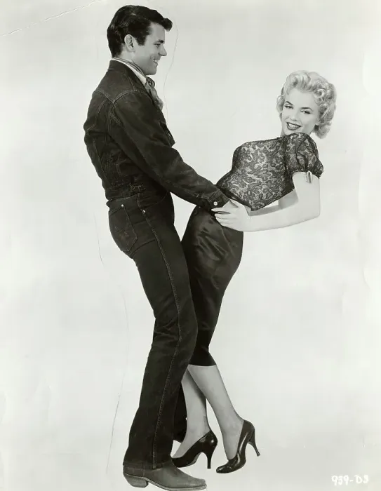 Framed Print : Actress Marilyn Monroe and Don Murray