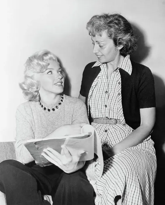 Framed Print : Actress Marilyn Monroe and Drama Teacher Natasha Lytess Framed Print : Actress Marilyn Monroe and Drama Teacher Natasha Lytess