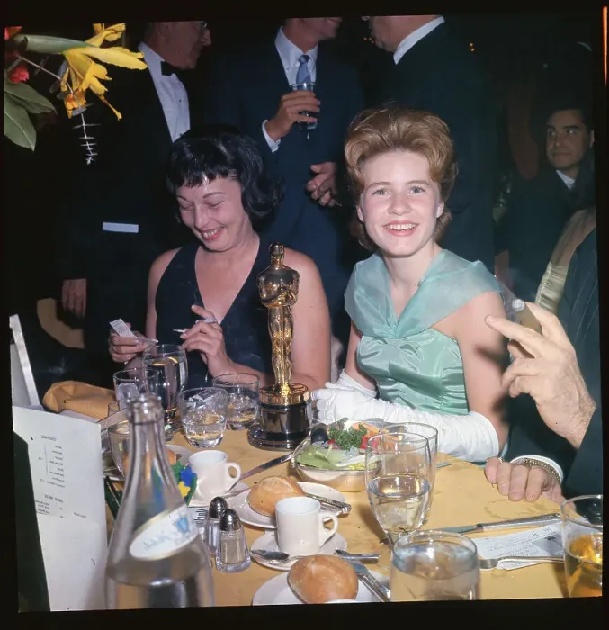 Framed Print : Actress Patty Duke Sitting at Table During Award's Dinner Framed Print : Actress Patty Duke Sitting at Table During Award's Dinner