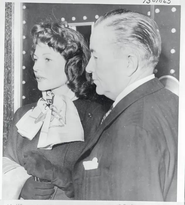 Framed Print : Actress Rita Hayworth and Bartley Crum Framed Print : Actress Rita Hayworth and Bartley Crum