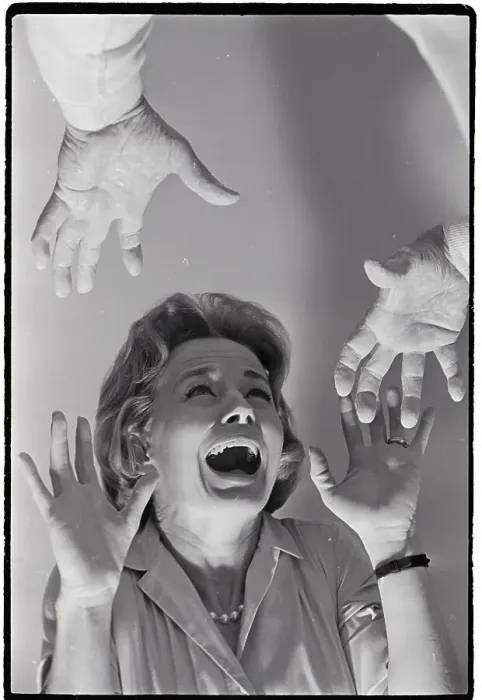 Framed Print : Actress Screaming Framed Print : Actress Screaming