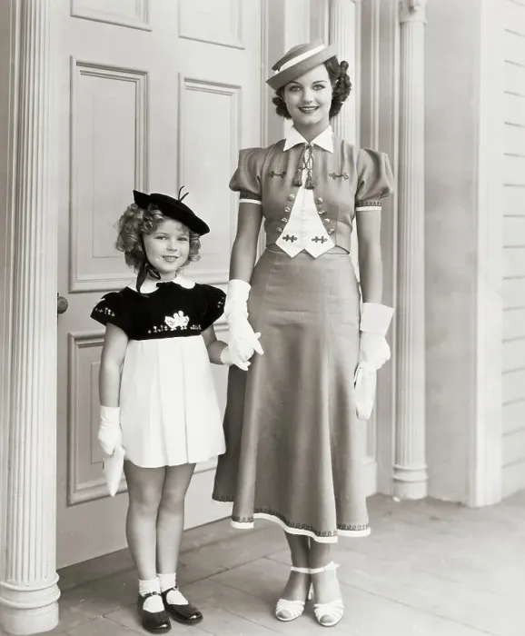 Framed Print : Actress Shirley Temple with a Costar in Curly Top