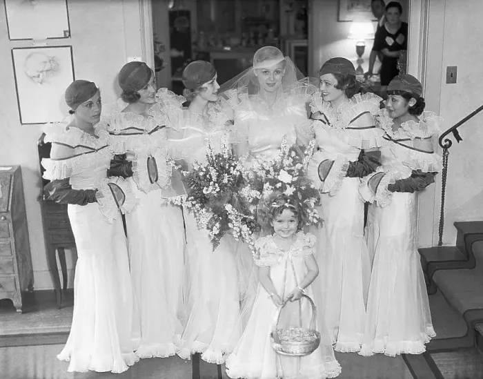 Framed Print : Actress Shirley Temple with others at Fashion Show Framed Print : Actress Shirley Temple with others at Fashion Show