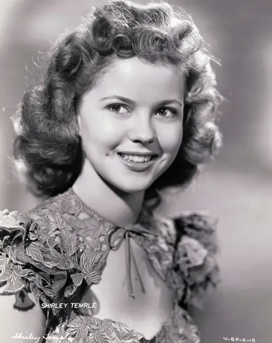 Framed Print : Actress Shirley Temple in Lace Cut Dress Framed Print : Actress Shirley Temple in Lace Cut Dress