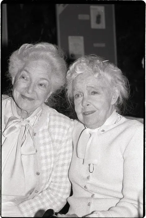 Framed Print : Actresses Helen Hayes and Lillian Gish Framed Print : Actresses Helen Hayes and Lillian Gish