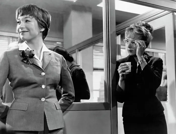Framed Print : Actresses Shirley MacLaine and Edie Adams in The Apartment Framed Print : Actresses Shirley MacLaine and Edie Adams in The Apartment