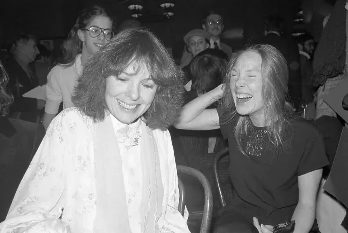Framed Print : Actresses Sissy Spacek and Diane Keaton Framed Print : Actresses Sissy Spacek and Diane Keaton