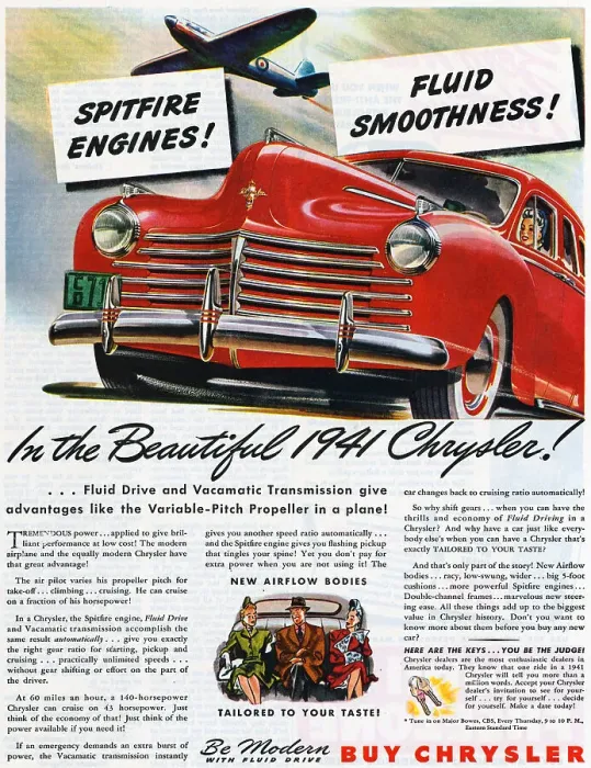 Framed Print : Advertisement for 1941 Chrysler Framed Print : Advertisement for 1941 Chrysler