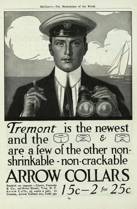 Framed Print : Ad for Arrow Collars Framed Print : Ad for Arrow Collars