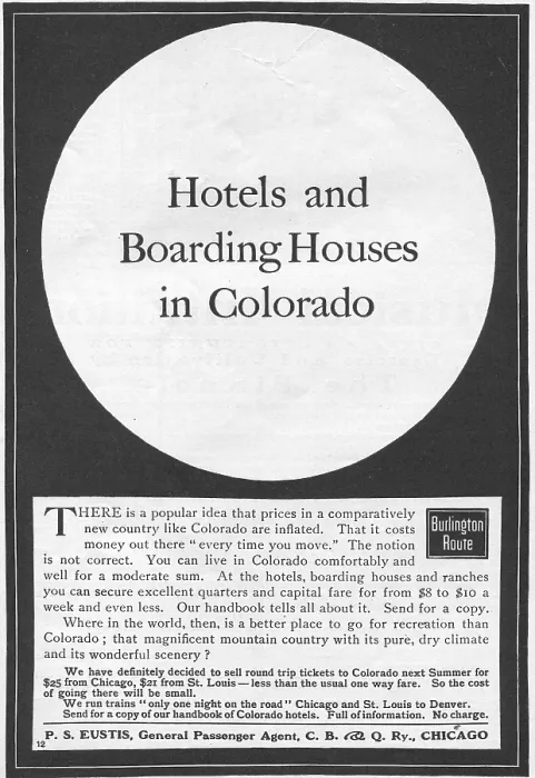 Framed Print : Ad For CB&Q Railroad Framed Print : Ad For CB&Q Railroad