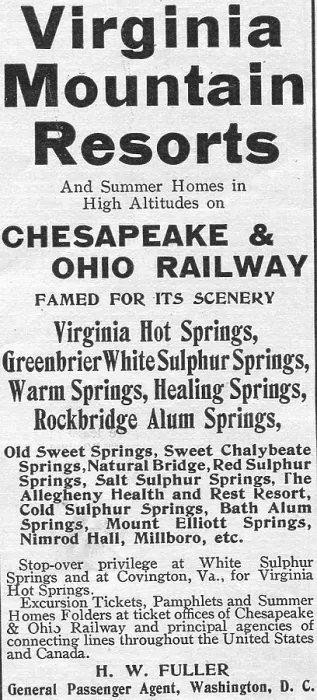 Framed Print : Ad For Chesapeake & Ohio Railway Framed Print : Ad For Chesapeake & Ohio Railway