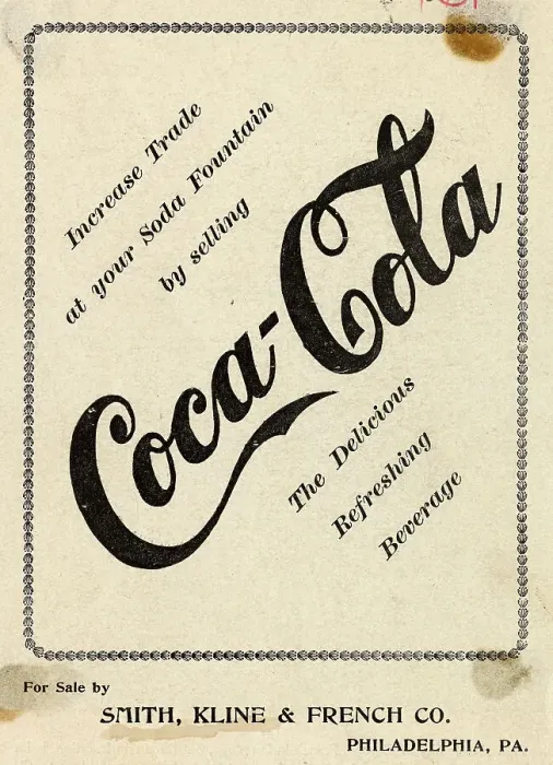 Framed Print : Advertisement for Coca-Cola Framed Print : Advertisement for Coca-Cola