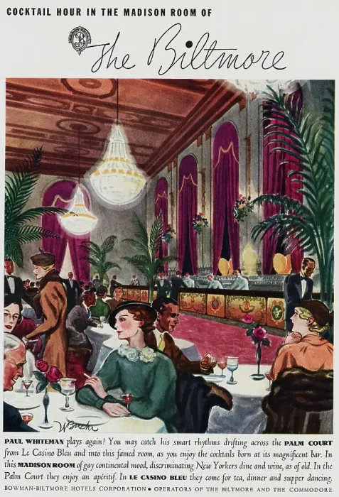 Framed Print : Advertisement for Cocktail Hour at The Biltmore Framed Print : Advertisement for Cocktail Hour at The Biltmore