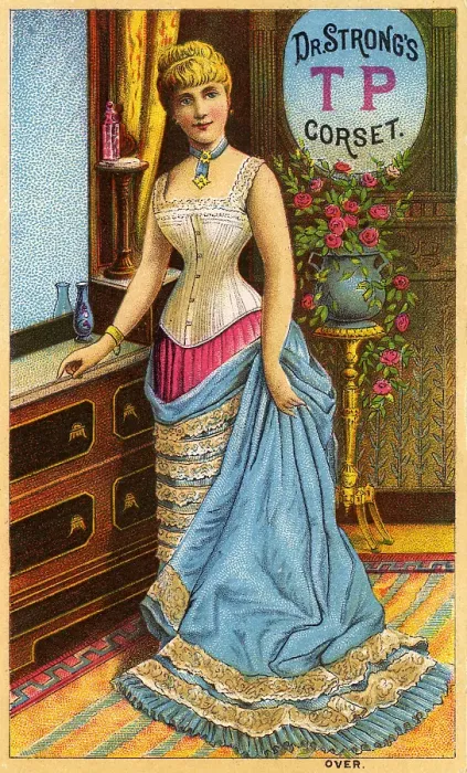 Framed Print : Advertisement For Dr. Strong's TP Corset Framed Print : Advertisement For Dr. Strong's TP Corset