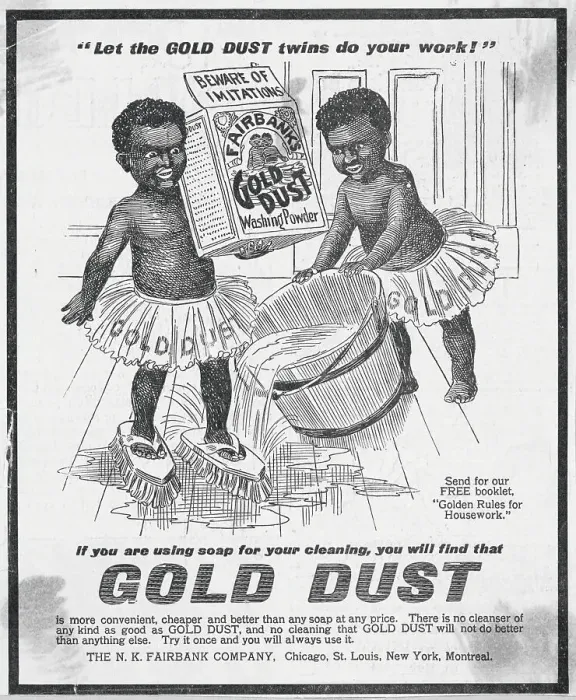 Framed Print : Advertisement for Gold Dust Washing Powder