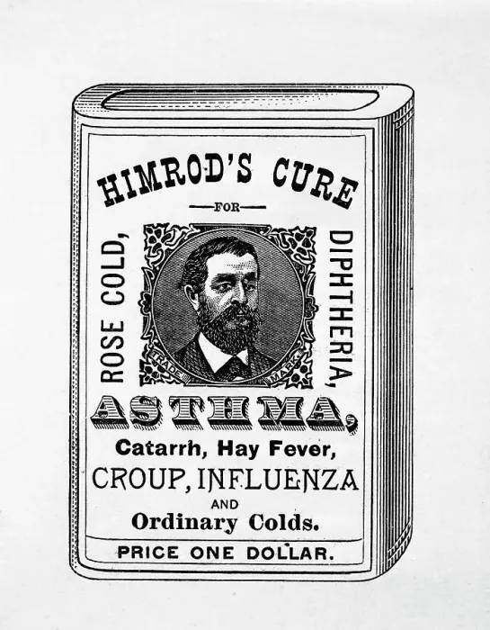 Framed Print : Ad For Himrod'S Cure Framed Print : Ad For Himrod'S Cure