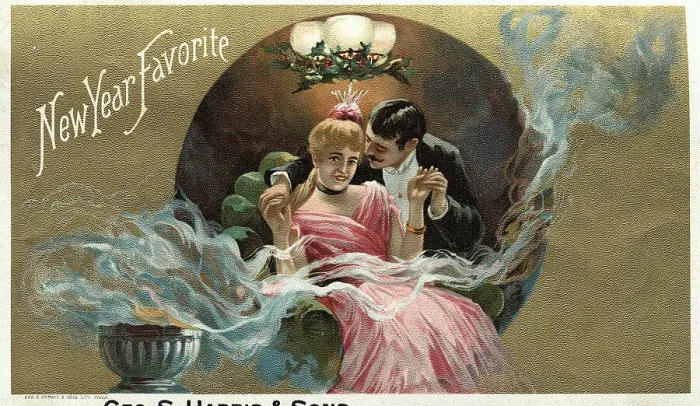 Framed Print : Advertisement / Lithographers / Couple Seate Framed Print : Advertisement / Lithographers / Couple Seate