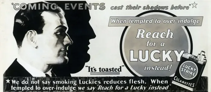 Framed Print : Ad For Lucky Cigarettes Framed Print : Ad For Lucky Cigarettes