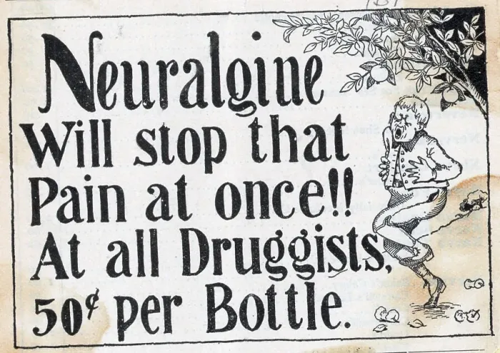 Framed Print : Ad for Neuralgine Framed Print : Ad for Neuralgine