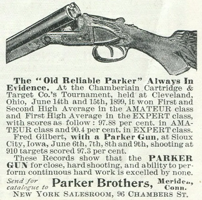 Framed Print : Ad For Parker Guns Framed Print : Ad For Parker Guns