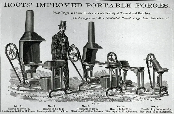 Framed Print : Advertisement For Portable Forges Framed Print : Advertisement For Portable Forges