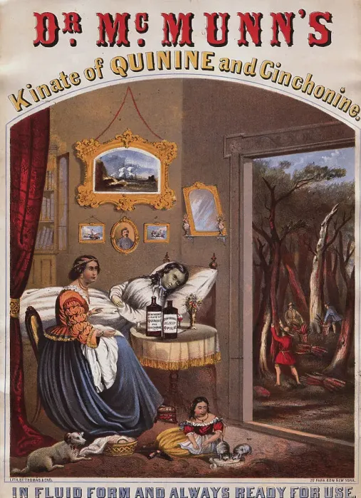 Framed Print : Advertisement for Quinine as Medication Framed Print : Advertisement for Quinine as Medication